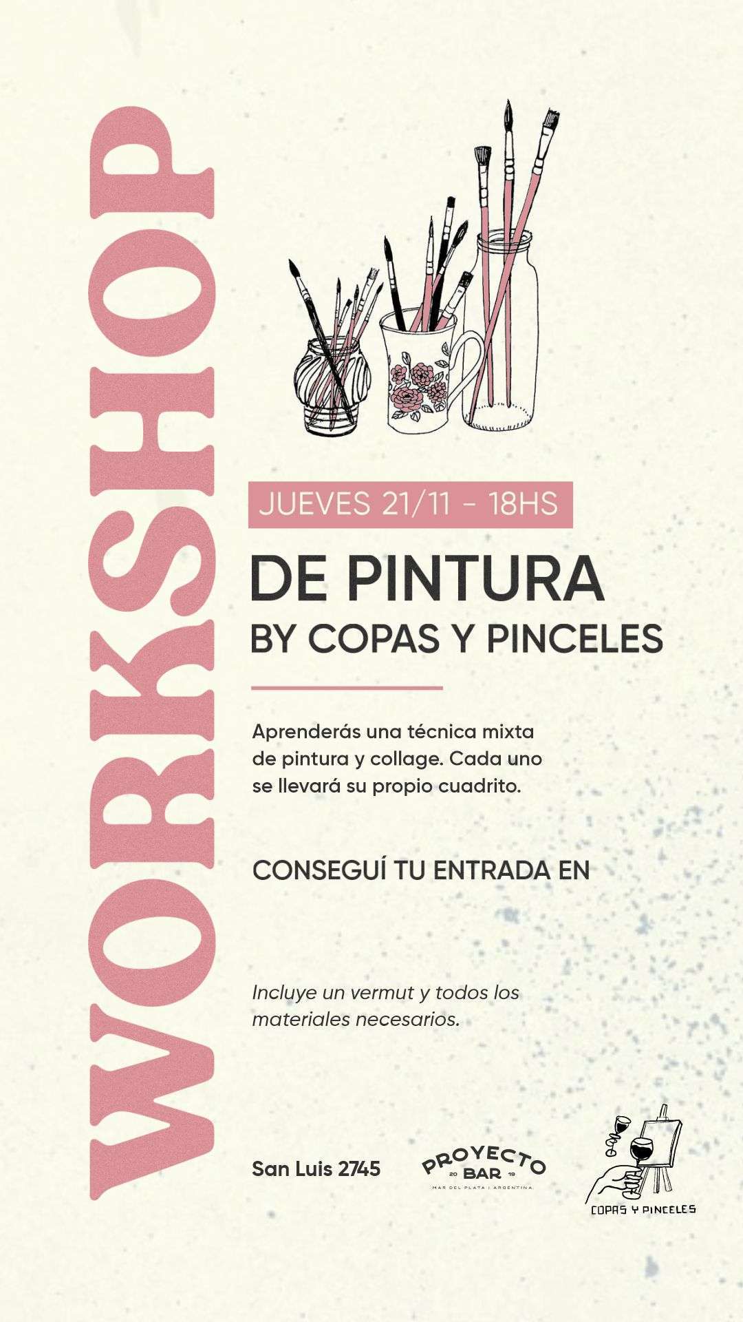 Workshop de Pintura by Copas y Pinceles